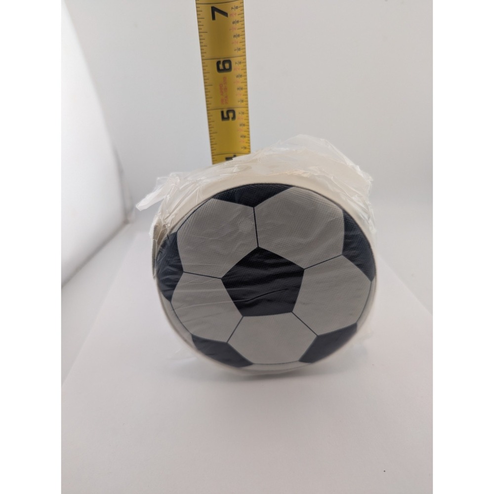 4-Pack Soccer Jewelry Box Bulk Team Gifts for Girls, White Round Mini Travel...